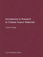 Introduction to Research in Chinese Source Materials