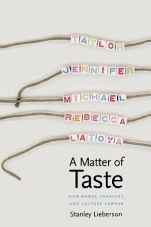 Lieberson, S: Matter of Taste - How Names, Fashions, and Cul