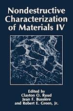 Nondestructive Characterization of Materials IV