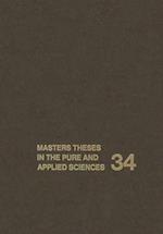 Masters' Theses in the Pure and Applied Sciences