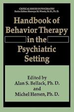Handbook of Behavior Therapy in the Psychiatric Setting