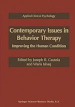 Contemporary Issues in Behavior Therapy