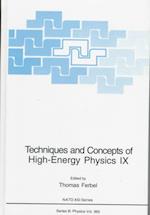 Techniques and Concepts of High-energy Physics