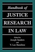 Handbook of Justice Research in Law