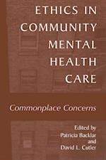 Ethics in Community Mental Health Care