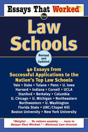 Essays That Worked for Law Schools (Revised)