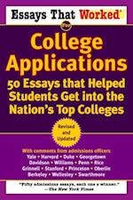 Essays that Worked for College Applications