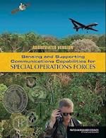 Sensing and Supporting Communications Capabilities for Special Operations Forces