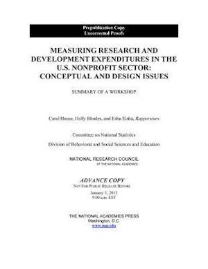 Measuring Research and Development Expenditures in the U.S. Nonprofit Sector