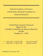 United States Antarctic Research Report to the Scientific Committee on Antarctic Research (SCAR)