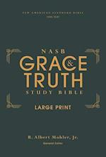 Nasb, the Grace and Truth Study Bible, Large Print, Hardcover, Red Letter, 1995 Text, Comfort Print