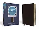 NIV Study Bible, Fully Revised Edition, Large Print, Bonded Leather, Black, Red Letter, Comfort Print