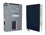 Niv, Thinline Bible, Large Print, Leathersoft, Navy, Red Letter, Comfort Print