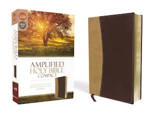 Amplified Holy Bible, Compact, Leathersoft, Tan/Burgundy
