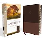 The Amplified Study Bible, Leathersoft, Brown, Thumb Indexed
