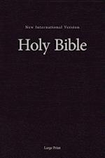 NIV, Pew and Worship Bible, Large Print, Hardcover, Black