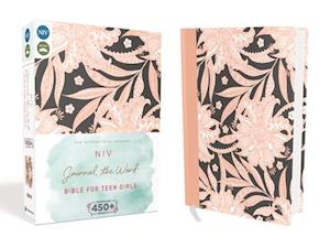 NIV, Journal the Word Bible for Teen Girls, Hardcover, Pink Floral