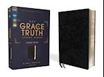 Niv, the Grace and Truth Study Bible, Large Print, European Bonded Leather, Black, Red Letter, Comfort Print