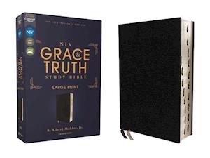 Niv, the Grace and Truth Study Bible, Large Print, European Bonded Leather, Black, Red Letter, Thumb Indexed, Comfort Print