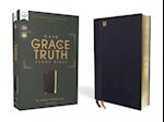 Nasb, the Grace and Truth Study Bible, Leathersoft, Navy, Red Letter, 1995 Text, Comfort Print