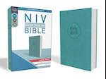 NIV, Value Thinline Bible, Large Print, Imitation Leather, Blue