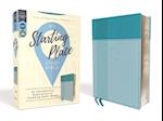 Niv, Starting Place Study Bible, Leathersoft, Blue, Indexed, Comfort Print