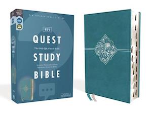 Niv, Quest Study Bible, Leathersoft, Blue, Indexed, Comfort Print