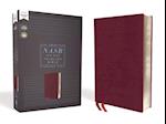 NASB, Thinline Bible, Bonded Leather, Burgundy, Red Letter, 1995 Text, Comfort Print