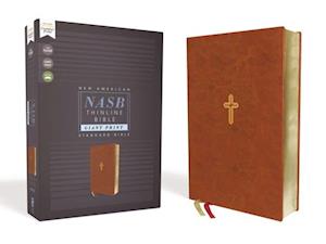 Nasb, Thinline Bible, Giant Print, Leathersoft, Brown, Red Letter Edition, 1995 Text, Comfort Print