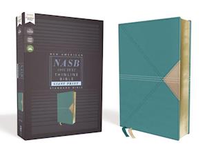 Nasb, Thinline Bible, Giant Print, Leathersoft, Teal, Red Letter Edition, 1995 Text, Comfort Print