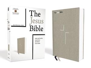 The Jesus Bible, NIV Edition, Cloth Over Board, Gray Linen, Comfort Print