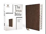 The Jesus Bible, NIV Edition, Leathersoft, Brown, Indexed, Comfort Print