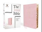 The Jesus Bible, NIV Edition, Leathersoft Over Board, Pink, Indexed, Comfort Print