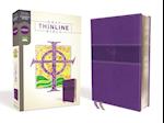 NRSV, Thinline Bible, Leathersoft, Purple, Comfort Print