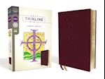 NRSV, Thinline Bible, Large Print, Bonded Leather, Burgundy, Comfort Print