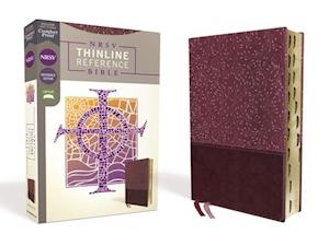 NRSV, Thinline Reference Bible, Leathersoft, Burgundy, Thumb Indexed, Comfort Print