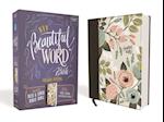 Niv, Beautiful Word Bible, Updated Edition, Peel/Stick Bible Tabs, Cloth Over Board, Multi-Color Floral, Red Letter, Comfort Print