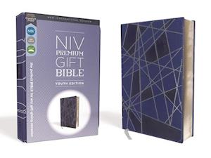 Niv, Premium Gift Bible, Youth Edition, Leathersoft, Blue, Red Letter Edition, Comfort Print