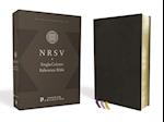 Nrsv, Single-Column Reference Bible, Premium Leather, Goatskin, Black, Premier Collection, Comfort Print