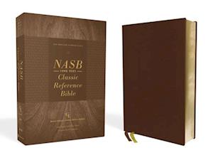 Nasb, Classic Reference Bible, Genuine Leather, Buffalo, Brown, Red Letter, 1995 Text, Art Gilded Edges, Comfort Print