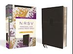 Nrsv, Personal Size Large Print Bible with Apocrypha, Leathersoft, Black, Comfort Print