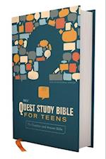 Niv, Quest Study Bible for Teens, Hardcover, Navy, Comfort Print