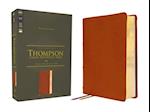 Esv, Thompson Chain-Reference Bible, Genuine Leather, Calfskin, Tan, Red Letter