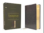 Esv, Thompson Chain-Reference Bible, Leathersoft, Gray, Red Letter