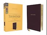 Kjv, Thompson Chain-Reference Bible, Handy Size, Leathersoft, Burgundy, Red Letter, Comfort Print