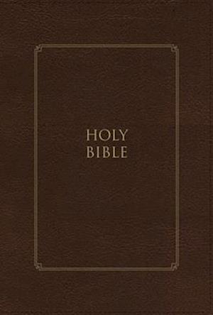 Kjv, Thompson Chain-Reference Bible, Large Print, Leathersoft, Brown, Red Letter, Thumb Indexed, Comfort Print