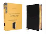 Kjv, Thompson Chain-Reference Bible, Large Print, Genuine Leather, Cowhide, Black, Art Gilded Edges, Red Letter, Comfort Print