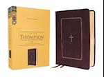 Kjv, Thompson Chain-Reference Bible, Leathersoft, Burgundy, Red Letter, Comfort Print