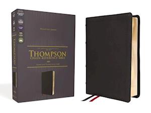 Nasb, Thompson Chain-Reference Bible, Genuine Leather, Calfskin, Black, 1995 Text, Red Letter, Comfort Print