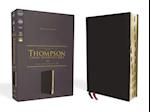 Nasb, Thompson Chain-Reference Bible, Genuine Leather, Calfskin, Black, 1995 Text, Red Letter, Thumb Indexed, Comfort Print